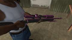 Purple Sniper Rifle для GTA San Andreas