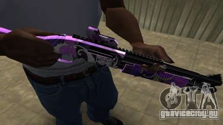 Purple World Shotgun для GTA San Andreas