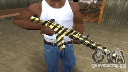 Gold Lines AK-47 для GTA San Andreas