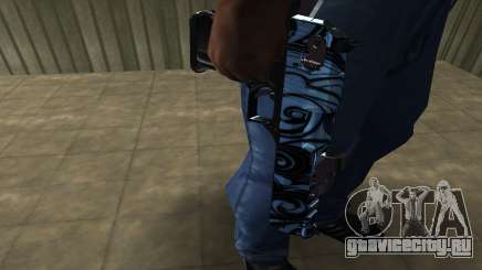 Blue Snow Deagle для GTA San Andreas