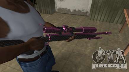Purple Sniper Rifle для GTA San Andreas