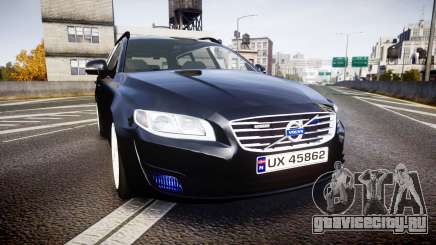 Volvo V70 2014 Unmarked Police [ELS] для GTA 4