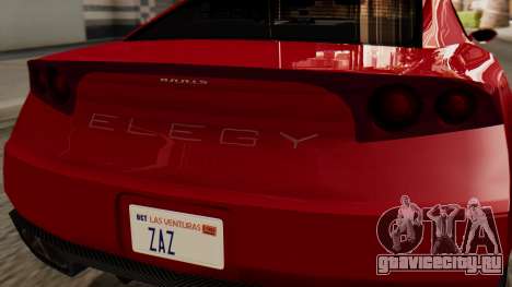 GTA 5 Annis Elegy RH8 IVF для GTA San Andreas