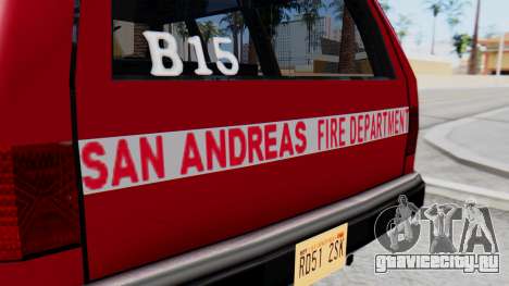 FDSA Fire SUV для GTA San Andreas