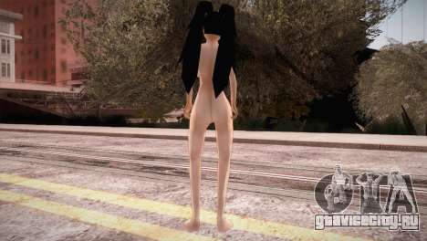 Black Hair Nude Hfybe для GTA San Andreas
