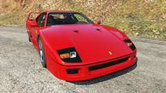 Ferrari F40 1987 v1.1 для GTA 5
