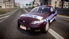 Ford Falcon FG XR6 Turbo NSW Police [ELS] v3.0 для GTA 4