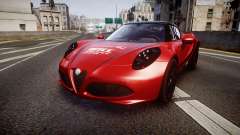Alfa Romeo 4C 2014 WTCC Safety Car для GTA 4