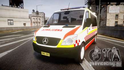 Mercedes-Benz Sprinter NSW Ambulance [ELS] для GTA 4