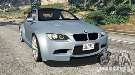 BMW M3 (E92) WideBody v1.0 для GTA 5