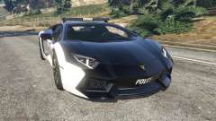 Lamborghini Aventador LP700-4 Police v5.5 для GTA 5