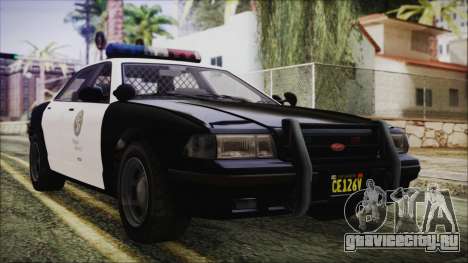 GTA 5 Vapid Stranier II Police Cruiser для GTA San Andreas