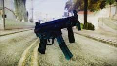 MP5K Black Blue Abstract для GTA San Andreas