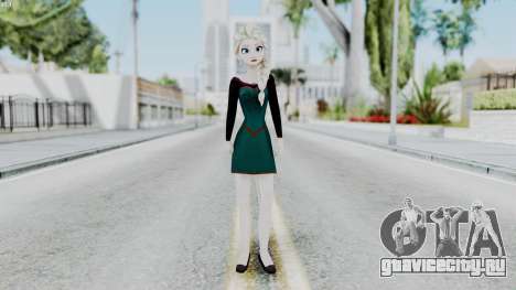 Elsa Regular Skirt Dress для GTA San Andreas