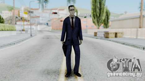 GMAN v1 from Half Life для GTA San Andreas