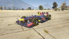 Red Bull F1 v2 redux для GTA 5