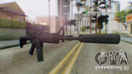 Arma Armed Assault M4A1 Aimpoint Silenced для GTA San Andreas