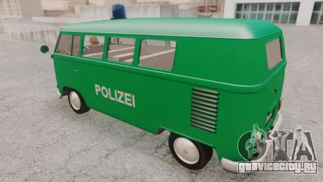 Volkswagen T1 Polizei для GTA San Andreas