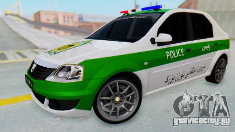 Dacia Logan Iranian Police Naja для GTA San Andreas