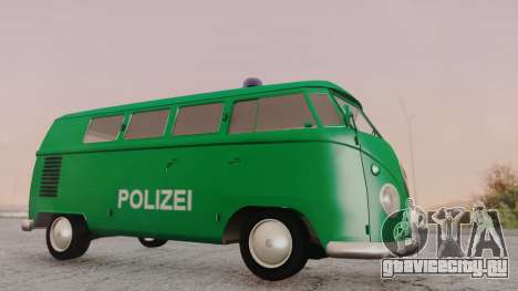 Volkswagen T1 Polizei для GTA San Andreas