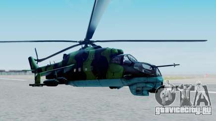 Mi-24V Afghan Air Force 112 для GTA San Andreas