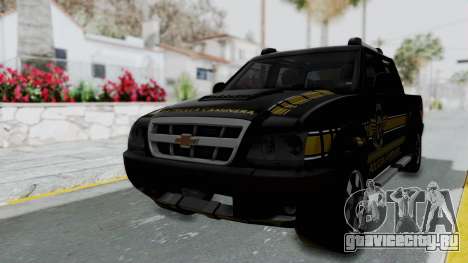 Chevrolet S10 Policia Caminera Paraguaya для GTA San Andreas