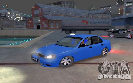 Daewoo Lanos Taxi для GTA 4