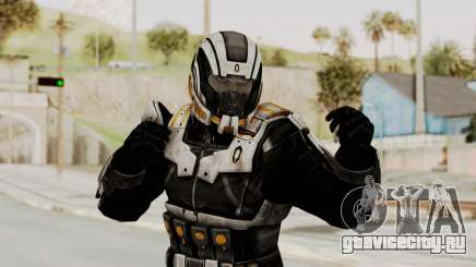 Mass Effect 3 Shepard Ajax Armor with Helmet для GTA San Andreas