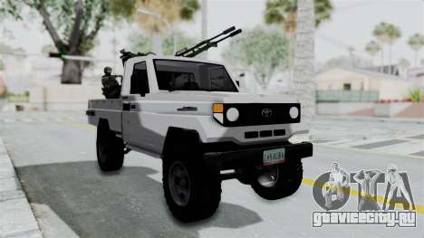 Toyota Land Cruiser Libyan Army для GTA San Andreas