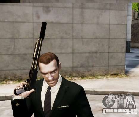 Глушитель на оружие для GTA 4