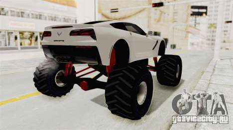 Chevrolet Corvette Stingray C7 Monster Truck для GTA San Andreas