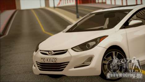 Hyundai ELANTRA 2015 STOCK для GTA San Andreas