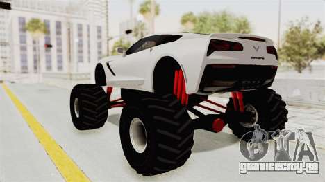 Chevrolet Corvette Stingray C7 Monster Truck для GTA San Andreas