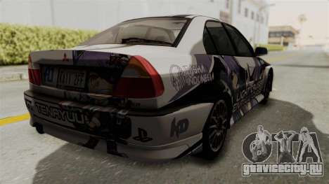 Mitsubishi Lancer Evolution VI Tenryuu Itasha для GTA San Andreas