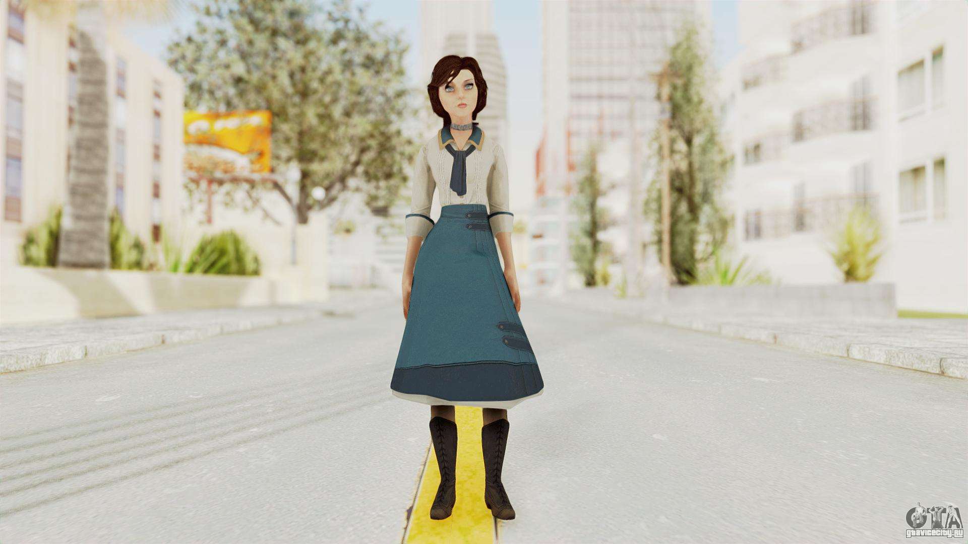 Bioshock Infinite Elizabeth Corset for GTA San Andreas