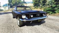Ford Mustang 1968 v1.1 для GTA 5
