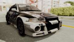Mitsubishi Lancer Evolution VI Tenryuu Itasha для GTA San Andreas