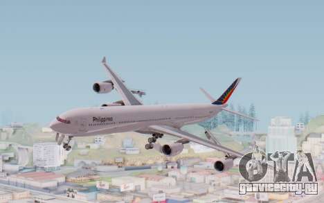 Airbus A340-600 Philippine Airlines для GTA San Andreas