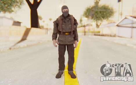 COD BO Russian Soldier Balaclava для GTA San Andreas