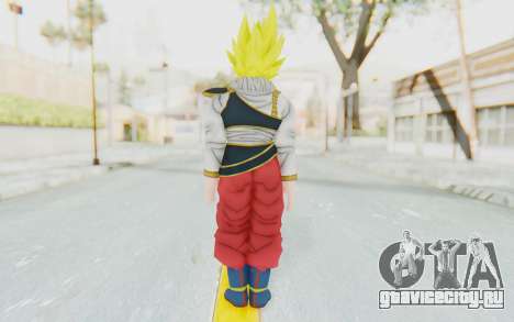 Dragon Ball Xenoverse Goku Yardrat Clothes SSJ для GTA San Andreas