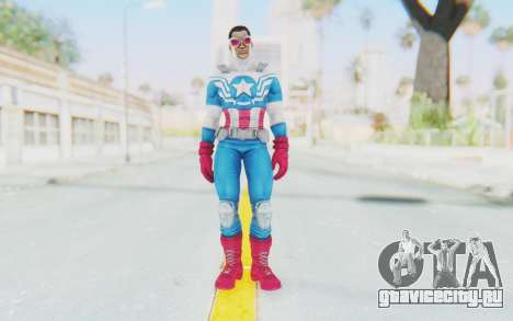 Marvel Heroes - Capitan America Sam Wilson для GTA San Andreas