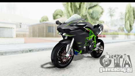Kawasaki Ninja H2R Black для GTA San Andreas