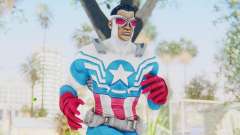 Marvel Heroes - Capitan America Sam Wilson для GTA San Andreas