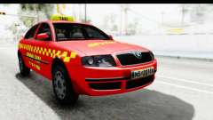 Škoda Superb Crveni Taxi для GTA San Andreas
