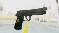 Tariq Iraqi Pistol Back v1 Black для GTA San Andreas