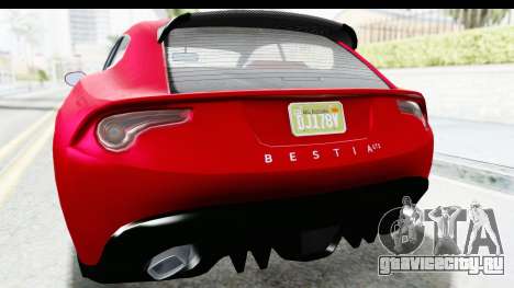 GTA 5 Grotti Bestia GTS with MipMap IVF для GTA San Andreas