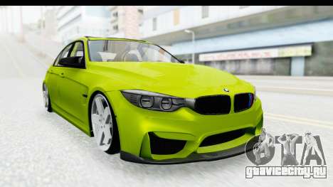 BMW M3 F30 Hulk для GTA San Andreas