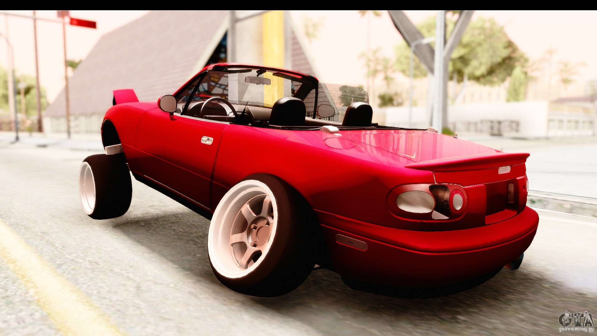 Mazda Miata with Crazy Camber для GTA San Andreas.