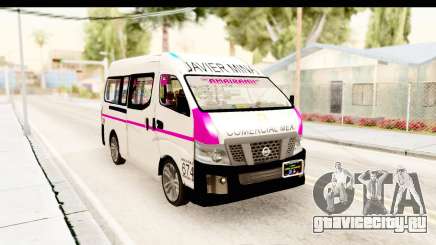 Nissan NV350 Urvan Comercial Mexicana для GTA San Andreas