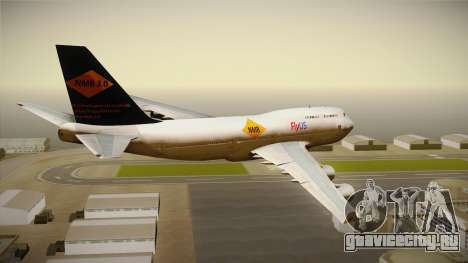 Boeing 747-400 FlyUS with NMB Logo для GTA San Andreas